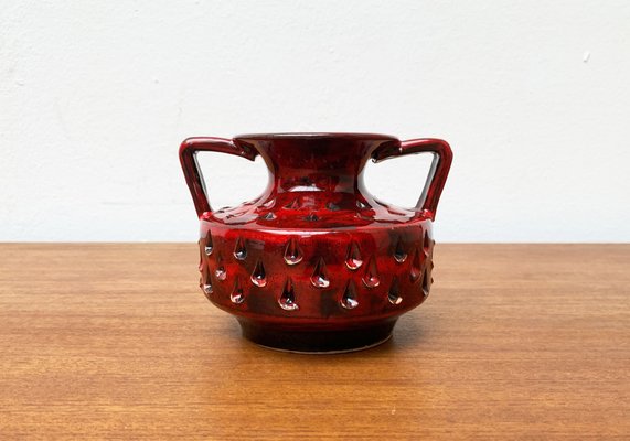 Mid-Century Italian Strawberry Pottery Vase by Fratelli Fanciullacci for Bitossi, 1960s-UAH-1355312