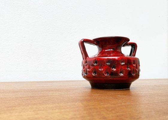 Mid-Century Italian Strawberry Pottery Vase by Fratelli Fanciullacci for Bitossi, 1960s-UAH-1355312