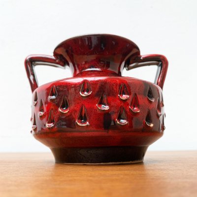 Mid-Century Italian Strawberry Pottery Vase by Fratelli Fanciullacci for Bitossi, 1960s-UAH-1355312