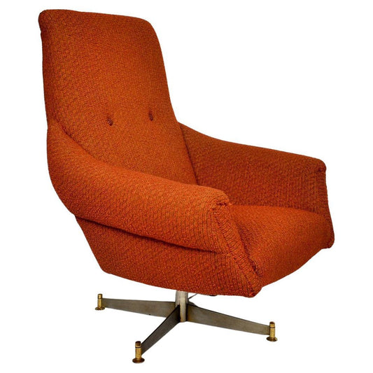 Mid-Century Italian Swivel Chair, 1969s