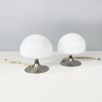 Mid-Century Italian Table Lamps Mushroom attributed to Goffredo Reggiani for Reggiani, 1970s, Set of 2-GDD-1803438