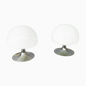 Mid-Century Italian Table Lamps Mushroom attributed to Goffredo Reggiani for Reggiani, 1970s, Set of 2-GDD-1803438