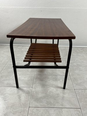 Mid-Century Italian Table with Magazine Holder, 1960s-YST-1817991