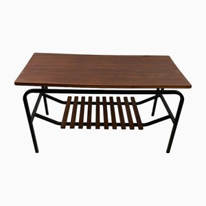 Mid-Century Italian Table with Magazine Holder, 1960s-YST-1817991