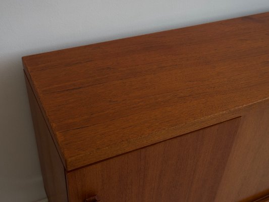 Mid-Century Italian Teak and Brass Sideboard from La Permanente Mobili Cantù, 1960s-ZYF-703490