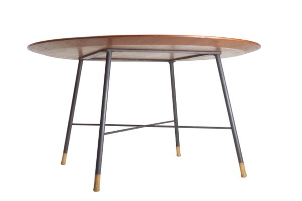 Mid-Century Italian Teak Coffee Table by Ico Parisi for Cassina, 1955-KGD-2032215