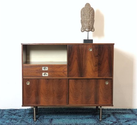 Mid-Century Italian Teak High Sideboard, Italy, 1960s-FQG-1748618