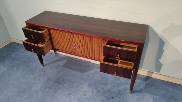 Mid-Century Italian Teak Sideboard Attributed to Paolo Buffa, 1950s-MTX-988608