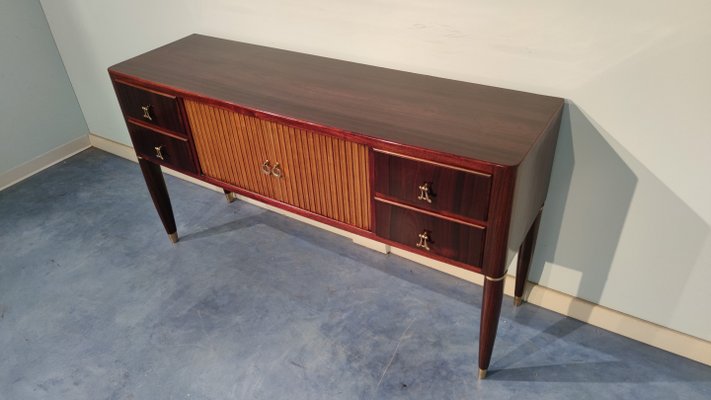 Mid-Century Italian Teak Sideboard Attributed to Paolo Buffa, 1950s-MTX-988608