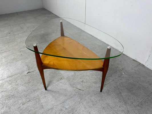 Mid-Century Italian Tripod Coffee Table by Cesare Lacca, 1950s-IRH-1718954