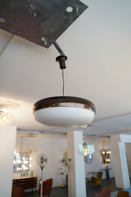 Mid-Century Italian UFO Ceiling Lamp from Stilnovo, 1950s-OT-753216