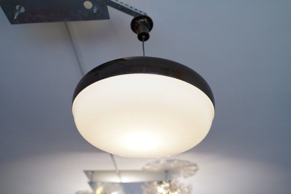 Mid-Century Italian UFO Ceiling Lamp from Stilnovo, 1950s-OT-753216