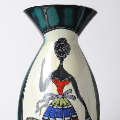 Mid-Century Italian Vase from Galvani Ceramica, 1950s-IXK-767111