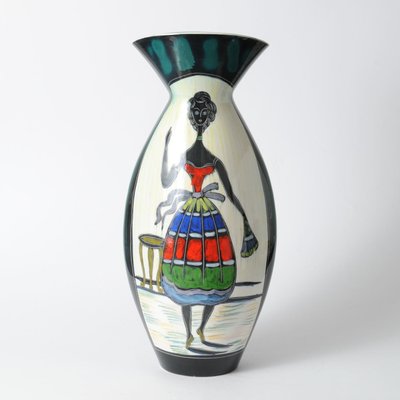 Mid-Century Italian Vase from Galvani Ceramica, 1950s-IXK-767111