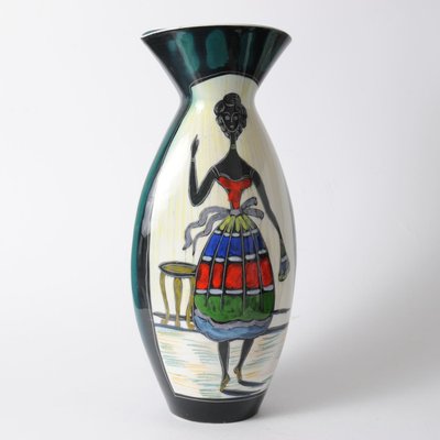 Mid-Century Italian Vase from Galvani Ceramica, 1950s-IXK-767111