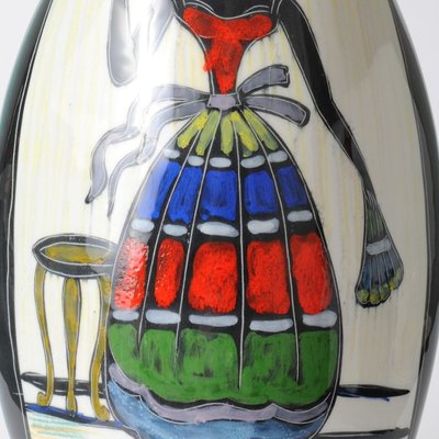 Mid-Century Italian Vase from Galvani Ceramica, 1950s-IXK-767111