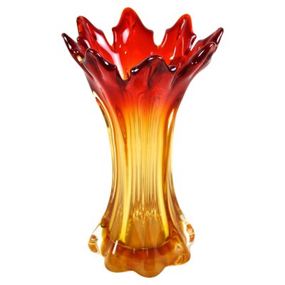 Mid-Century Italian Vase in Murano Glass, 1960s-TQA-1322002