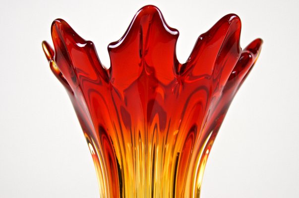 Mid-Century Italian Vase in Murano Glass, 1960s-TQA-1322002