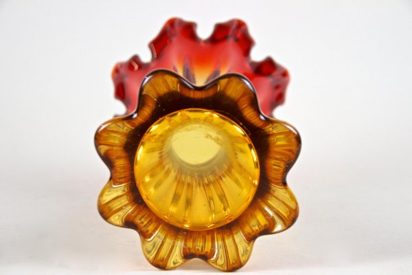 Mid-Century Italian Vase in Murano Glass, 1960s-TQA-1322002