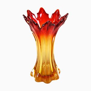 Mid-Century Italian Vase in Murano Glass, 1960s-TQA-1322002