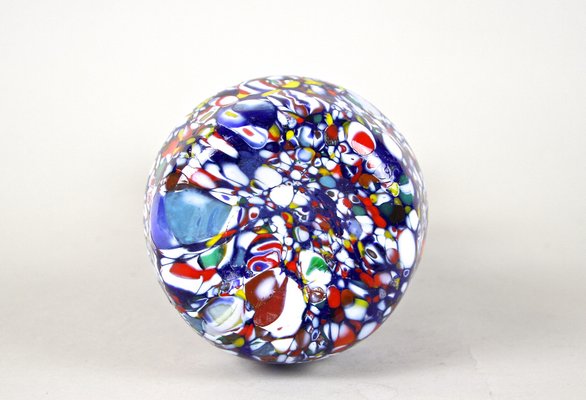 Mid-Century Italian Vase in Murano Glass by Fratelli Toso, 1940s-TQA-1322011