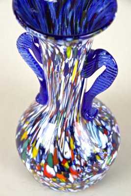 Mid-Century Italian Vase in Murano Glass by Fratelli Toso, 1940s-TQA-1322011