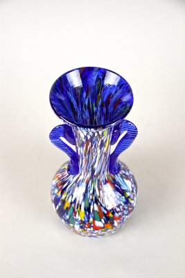 Mid-Century Italian Vase in Murano Glass by Fratelli Toso, 1940s-TQA-1322011