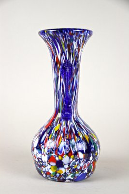 Mid-Century Italian Vase in Murano Glass by Fratelli Toso, 1940s-TQA-1322011