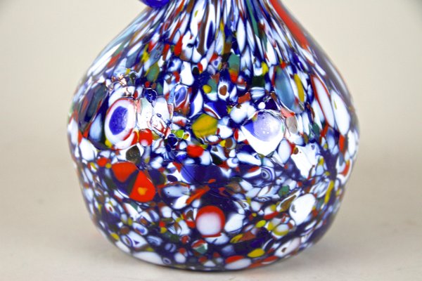 Mid-Century Italian Vase in Murano Glass by Fratelli Toso, 1940s-TQA-1322011