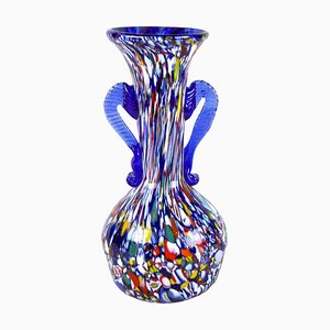 Mid-Century Italian Vase in Murano Glass by Fratelli Toso, 1940s-TQA-1322011