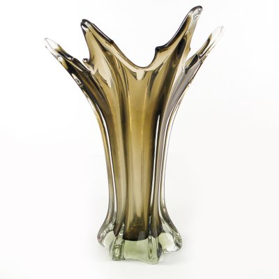 Mid-Century Italian Vase in Murano Glass from Made Murano Glass, 1950s-BKO-1823082