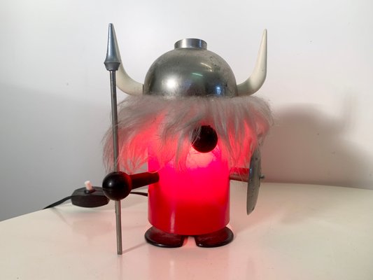 Mid-Century Italian Viking Table Lamp by Enea Ferrari for Lines Zero & Oldtimer Ferrari-PYR-688808