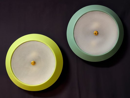 Mid-Century Italian Wall or Ceiling Lights from Stilnovo, 1950s-1960s, Set of 2-MTX-1820979