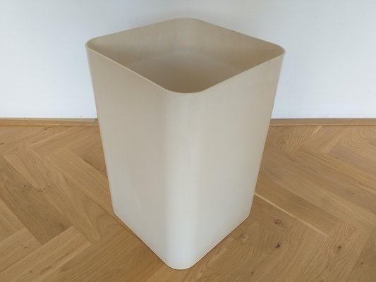 Mid-Century Italian Wastepaper Basket by Kartell Quadrato, 1970s-TZ-1074359