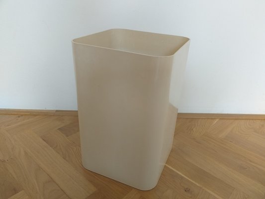 Mid-Century Italian Wastepaper Basket by Kartell Quadrato, 1970s-TZ-1074359