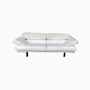 Mid-Century Italian White Leather Alanda Sofa by Paolo Piva for B&B Italia / C&B Italia, 1970s-DHH-681873