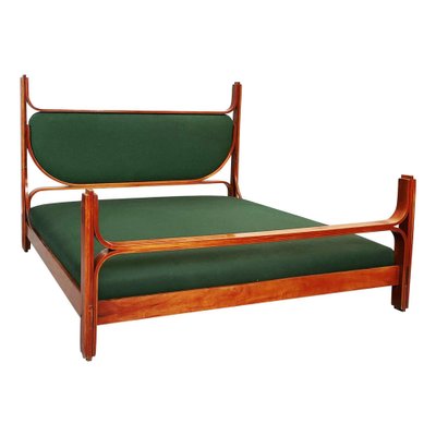 Mid-Century Italian Wood and Fabric L12 Double Bed by Fulvio Raboni, 1959-GDD-1340296