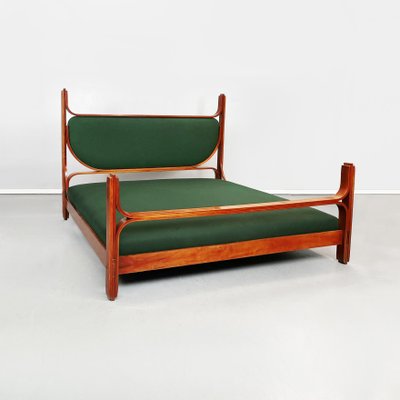 Mid-Century Italian Wood and Fabric L12 Double Bed by Fulvio Raboni, 1959-GDD-1340296