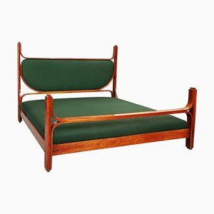 Mid-Century Italian Wood and Fabric L12 Double Bed by Fulvio Raboni, 1959-GDD-1340296