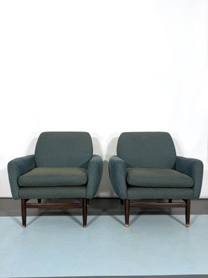 Mid-Century Italian Wood Modern Armchairs, 1960s, Set of 2-OT-1185274