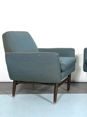 Mid-Century Italian Wood Modern Armchairs, 1960s, Set of 2-OT-1185274