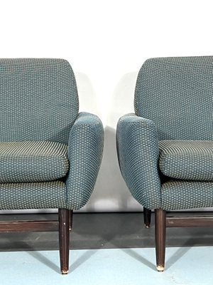 Mid-Century Italian Wood Modern Armchairs, 1960s, Set of 2-OT-1185274