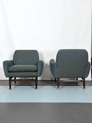 Mid-Century Italian Wood Modern Armchairs, 1960s, Set of 2-OT-1185274