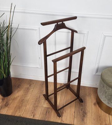 Mid-Century Italian Wood Valet Stand Dressboy, 1970s-EUP-1817100