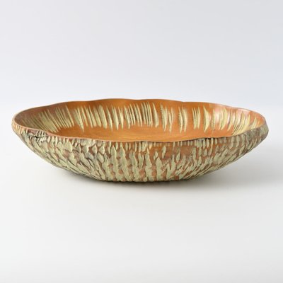 Mid-Century Italian Wooden Bowl from Macabo Cusano Milanino, 1950s-IXK-1807193