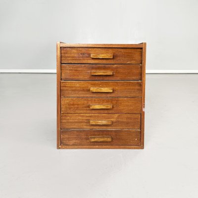 Mid-Century Italian Wooden Chest of Drawers for Tailoring by Filofort, 1940s-GDD-1343275