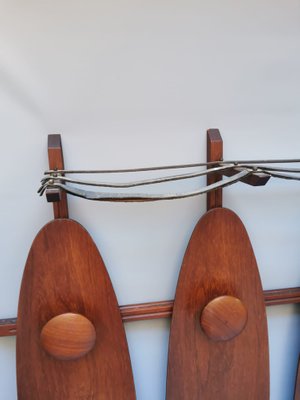 Mid-Century Italian Wooden Coat Rack-VJY-1408592