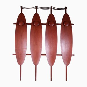 Mid-Century Italian Wooden Coat Rack-VJY-2021267