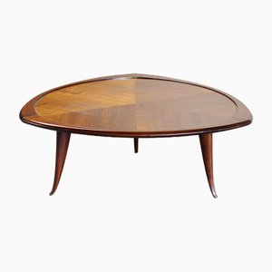 Mid-Century Italian Wooden Coffee Table in the Ssyle of Cesare Lacca, 1960s-WUY-1737277