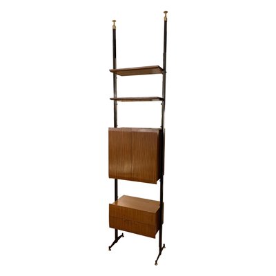 Mid Century Italian Wooden Wall Unit, 1960s-FGA-1077008